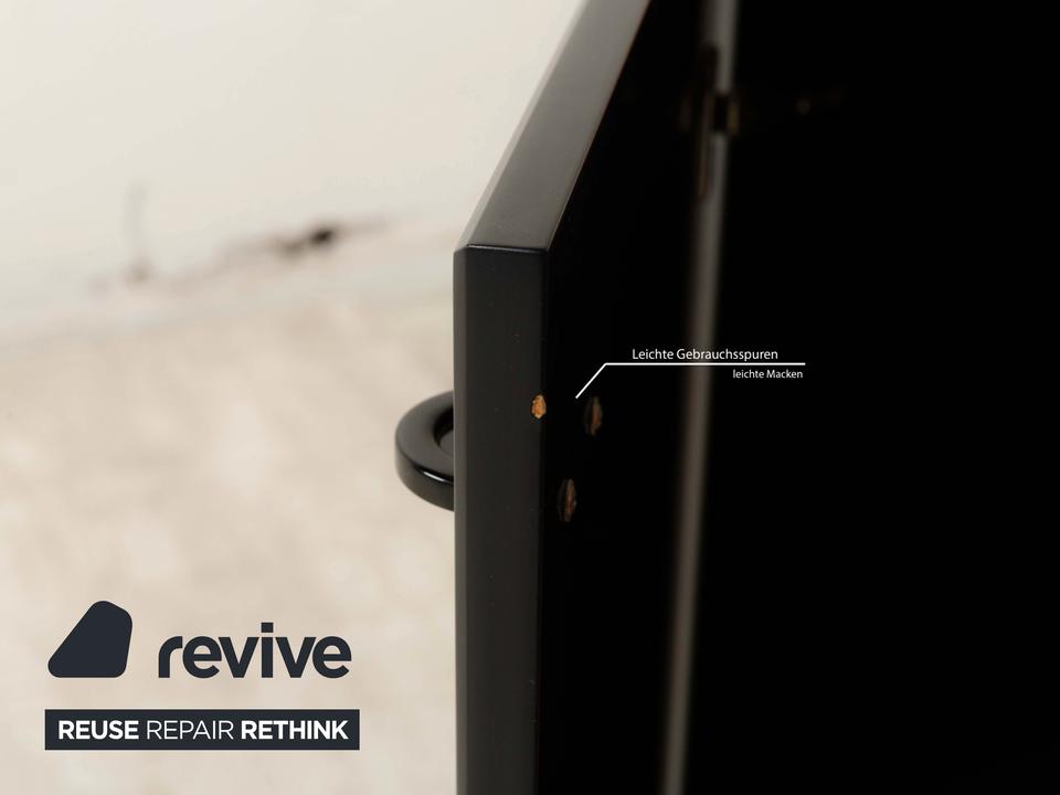 Interlübke Holz Sideboard Schwarz Braun Highboard – Bild 6