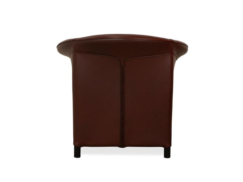 Wittmann Aura XL Leder 2x Sessel Braun Rot – Bild 18