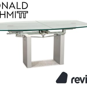 Ronald Schmitt K5000/E Glass Tisch Silber Esstisch Funktion ✨