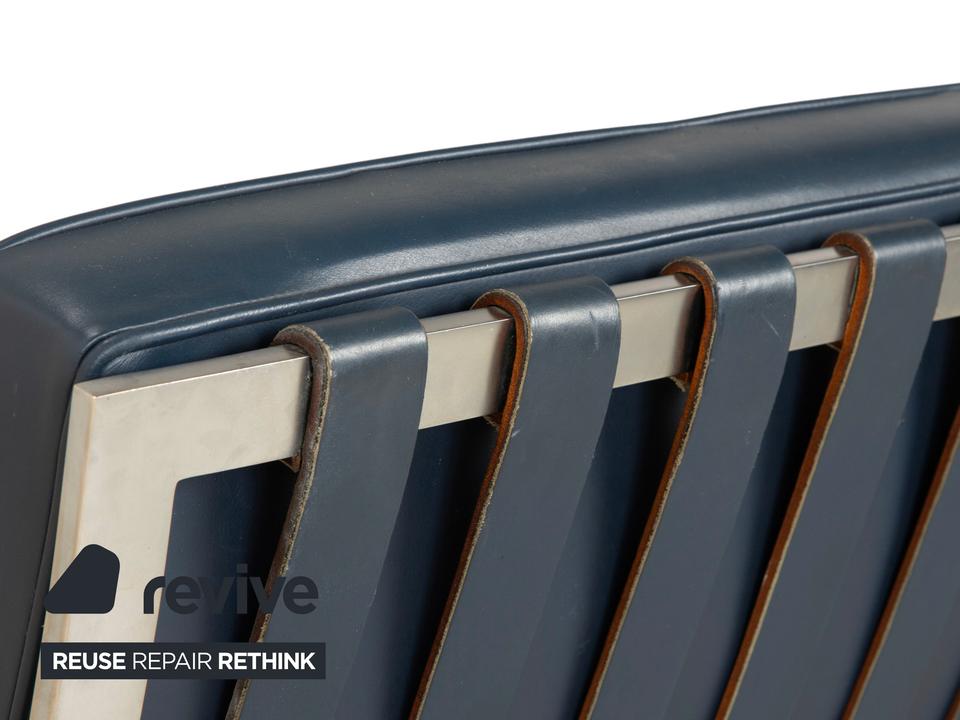 Knoll International Barcelona Chair Sessel Blau Petrol Bauhaus ✨ – Bild 5