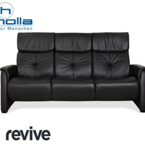 Himolla 4978 Leder Dreisitzer Anthrazit Dunkelgrau Sofa Couch