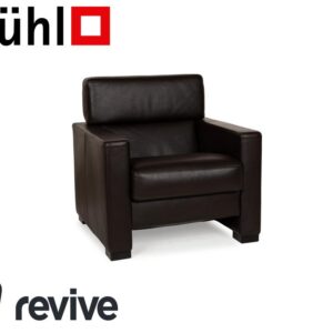 Brühl Francis Leder Sessel Braun manuelle Funktion