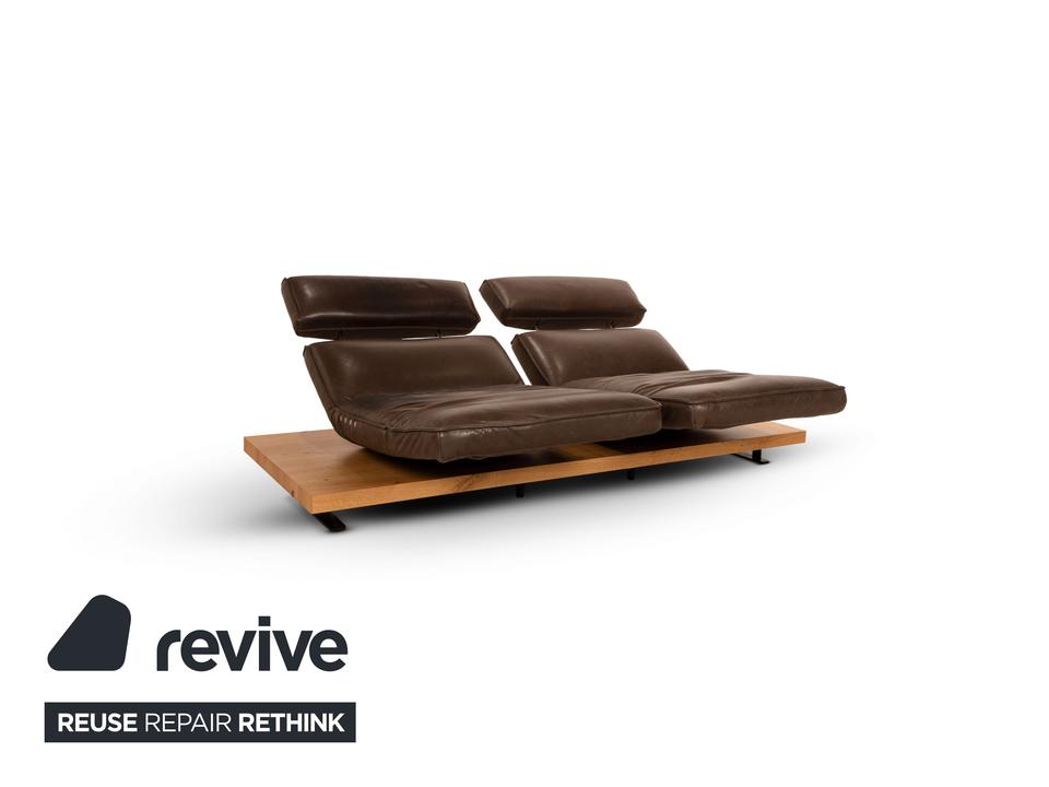 Koinor Free Motion Etino 2 Leder Zweisitzer Braun manuelle – Bild 6