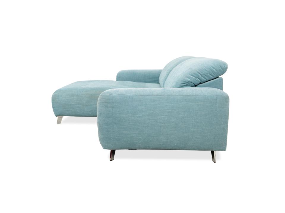 Ewald Schillig Hope Stoff Ecksofa Blau Grün elektrische Funktion – Bild 17