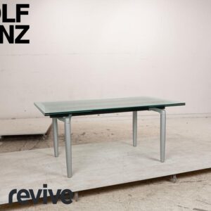 Rolf Benz 8170 Glas Silber Esstisch Ausziehfunktion