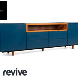 Poliform Holz Sideboard Blau Braun