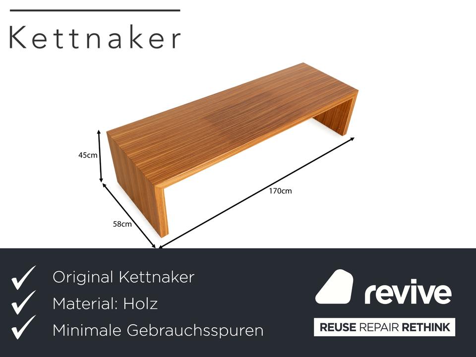 Kettnacker Holz Sideboard Braun Lowboard TV-Board – Bild 2