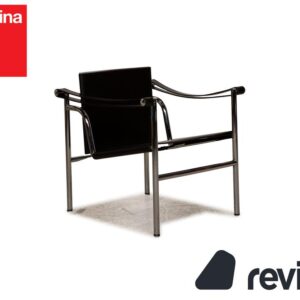 Cassina Le Corbusier LC 1 Leder Sessel Schwarz ✨