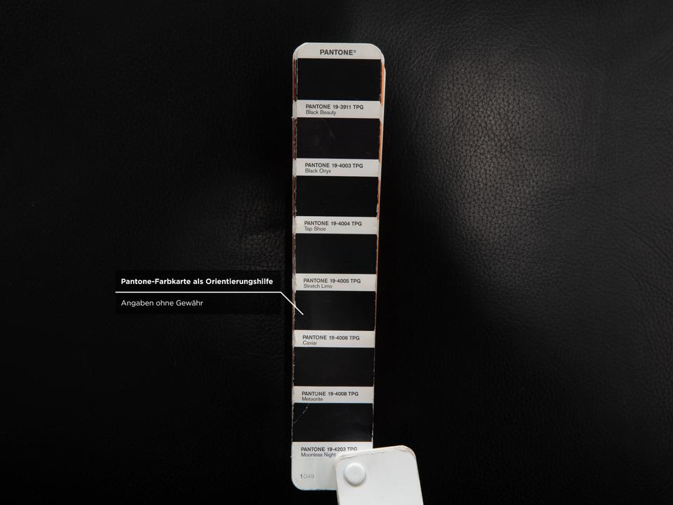 Leolux Scylla Leder Dreisitzer Schwarz Sofa Couch – Bild 9