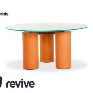 Acerbis Serenissimo Glas Tisch Rund Braun Silber Ø 145 cm