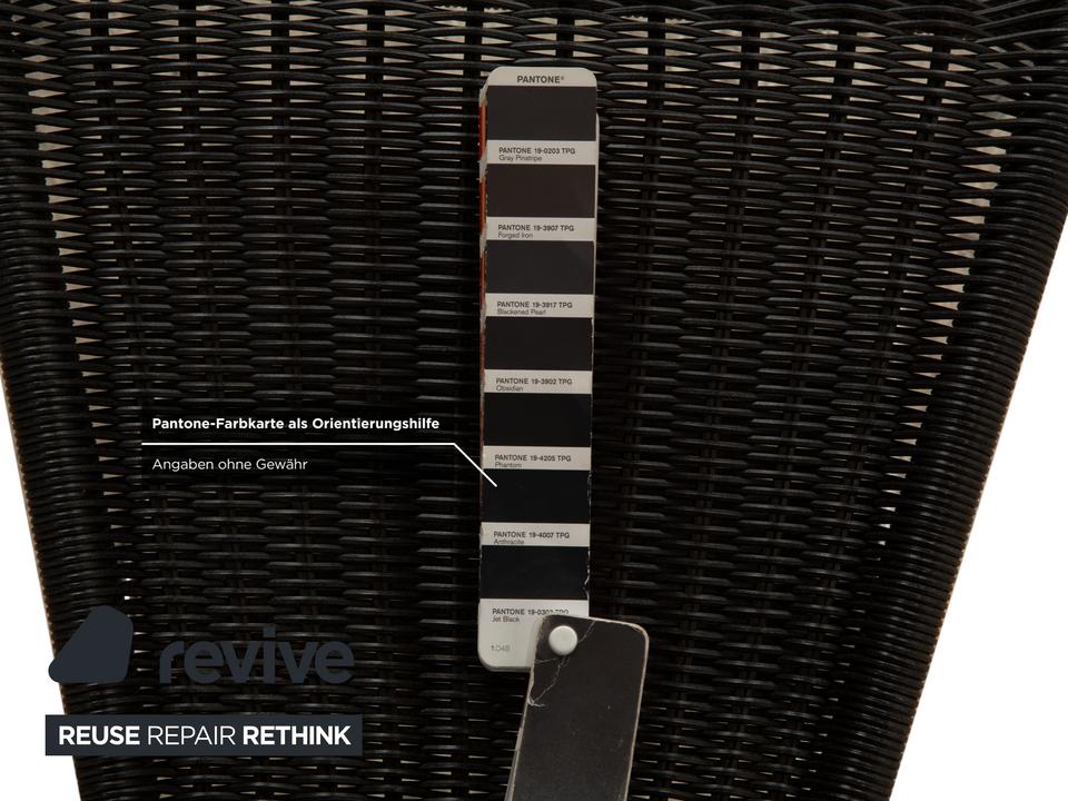 6er Garnitur Tecta B20 Dunkelgrau Geflecht – Bild 7