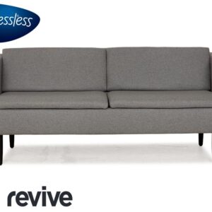 Stressless Spice Stoff Dreisitzer Grau Sofa Couch
