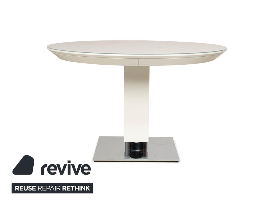 Bacher TODO Holz Glas Esstisch Weiß – Bild 10