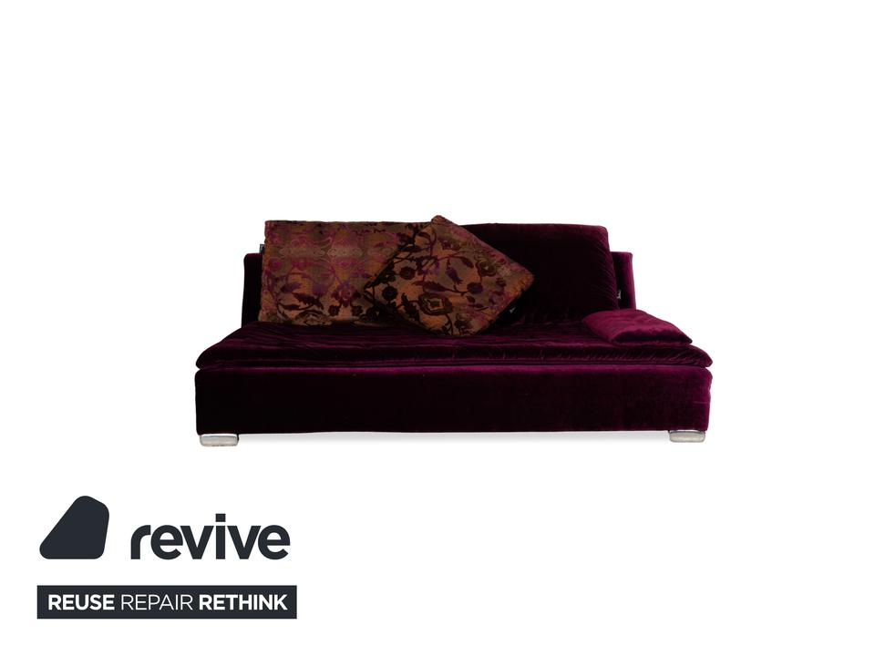 Bretz Filousof Stoff Viersitzer Lila Sofa Couch – Bild 9