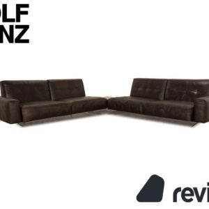 Rolf Benz 50 Leder Ecksofa Dunkelbraun Sofa Couch Tisch Manuelle