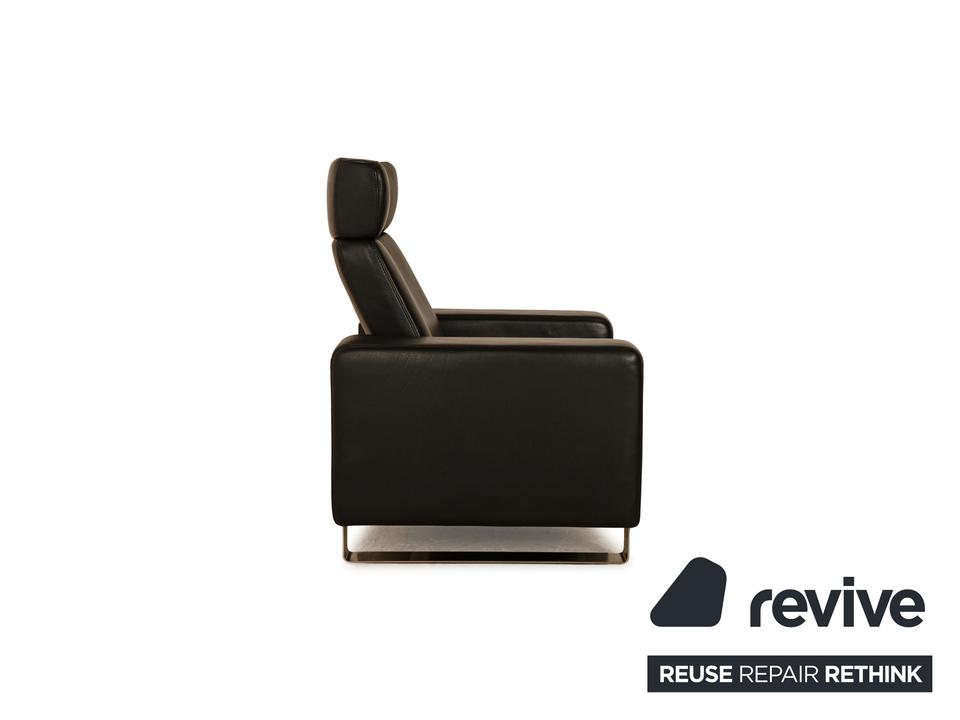 Stressless Arion Leder Sessel Schwarz manuelle Funktion – Bild 8