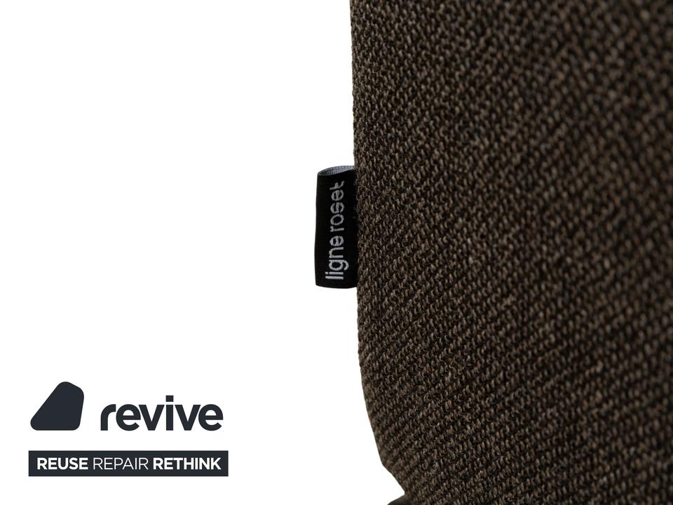 ligne roset Stoff Ecksofa Grau Sofa Couch – Bild 8