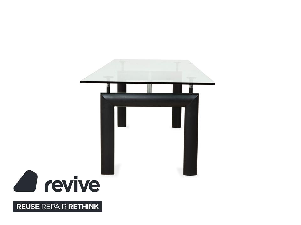 Cassina Le Corbusier LC 6 Glas Esstisch Schwarz Bauhaus – Bild 7