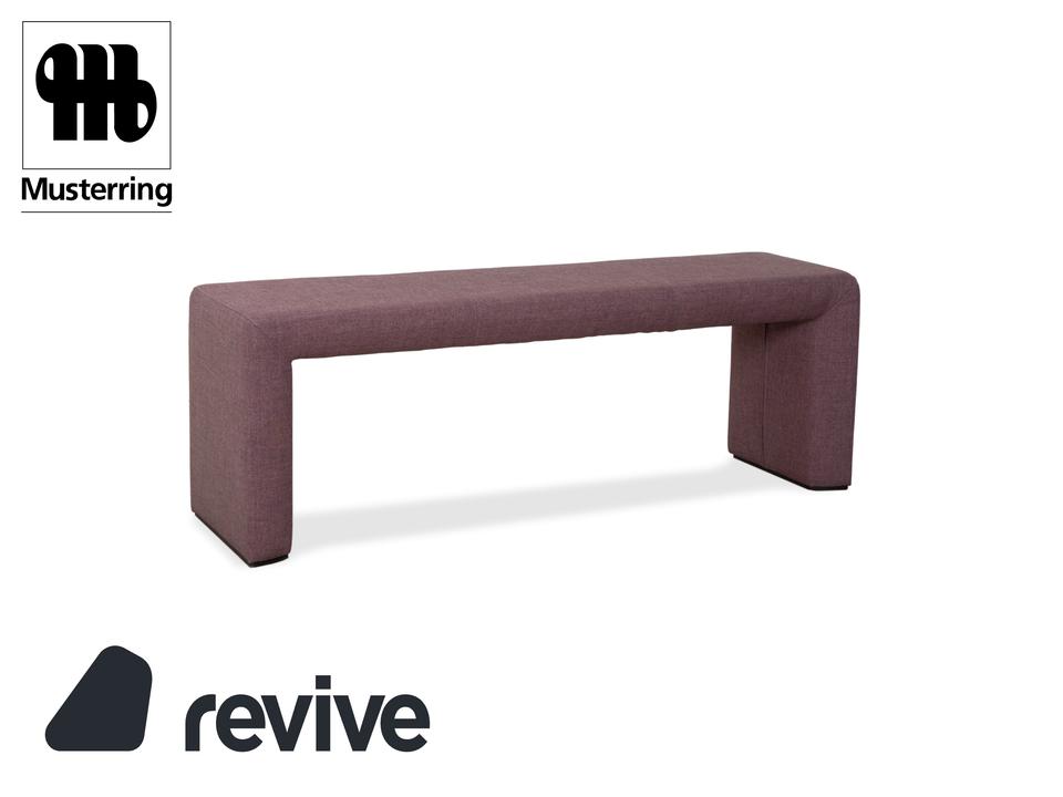 Musterring Stoff Hocker Bank Lila Rosé