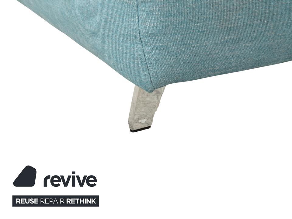 Ewald Schillig Hope Stoff Ecksofa Blau Grün elektrische Funktion – Bild 8