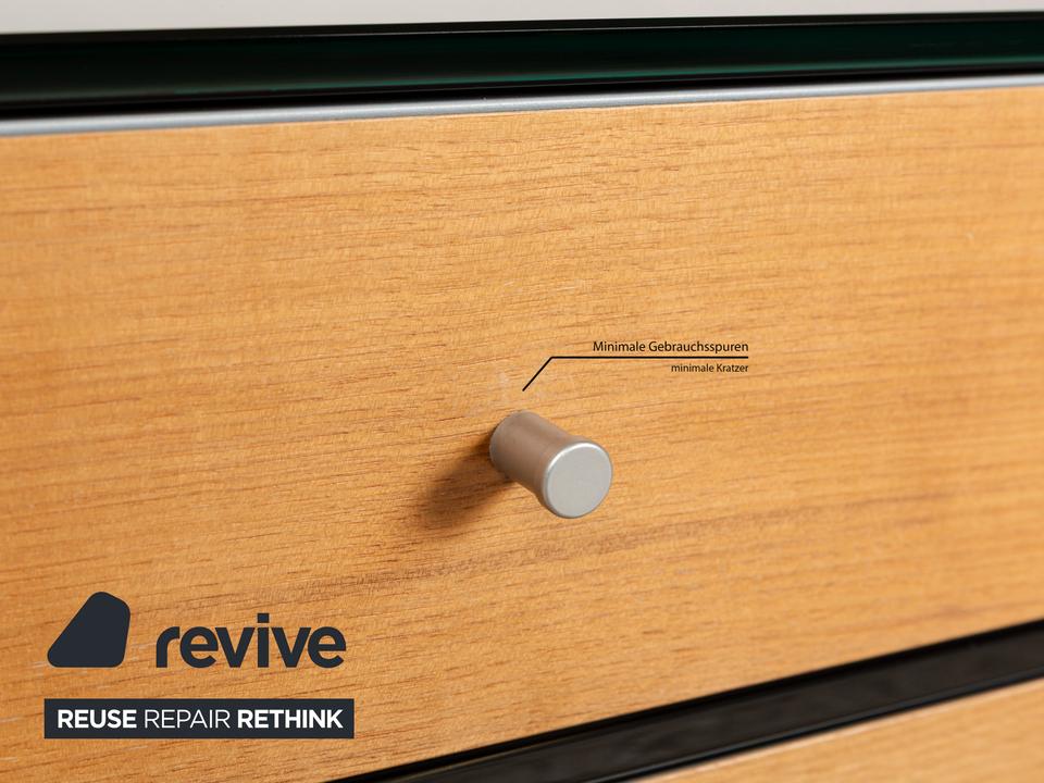 Spectral CL 1552 Glas Holz Metall Sideboard Schwarz Braun Grau – Bild 13