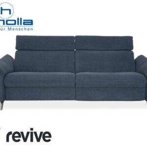 Himollla Planopoly Stoff Dreisitzer Blau Grau elektrische