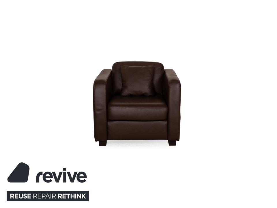 Machalke Leder Sessel Braun – Bild 8