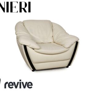 Nieri Leder Sessel Creme