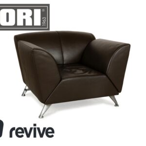 Jori JR-8100 Leder Sessel Dunkelbraun manuelle Funktion