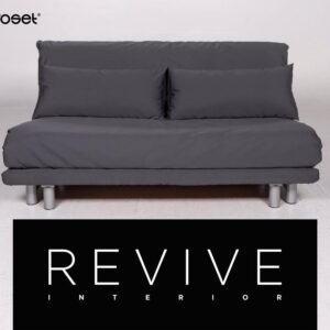 Ligne Roset Multy Stoff Schlafsofa Anthrazit Grau Sofa ✨