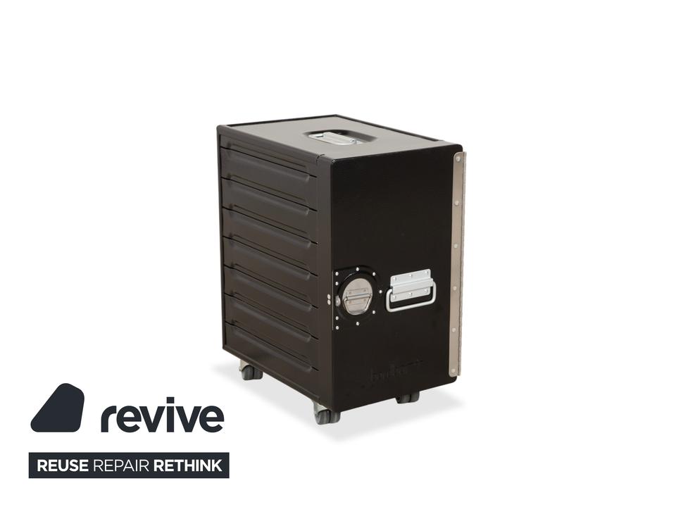 bordbar Box Container Schwarz Anschlag rechts Flugzeugtrolley – Bild 4