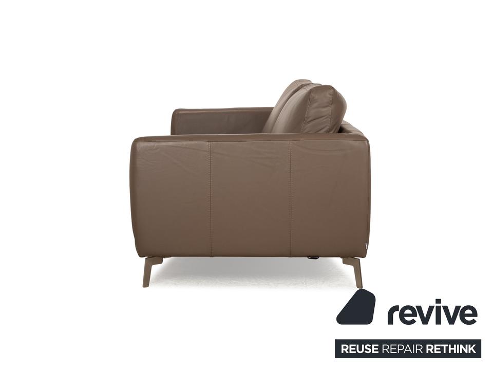 BoConcept Fargo Leder Zweisitzer Braun Sofa Couch – Bild 14