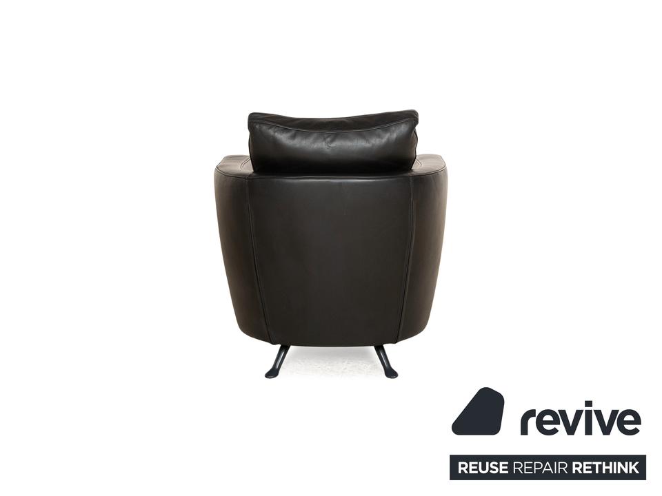 FSM Sesam Leder Sessel Schwarz – Bild 9