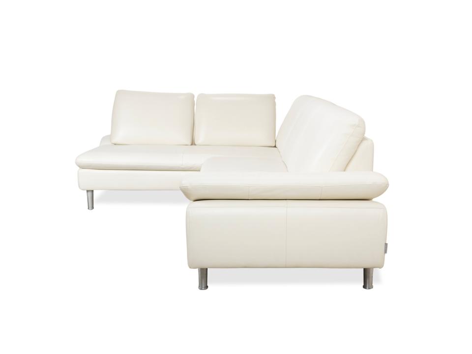 Willi Schillig Loop Leder Ecksofa Creme Sofa Couch manuelle – Bild 20