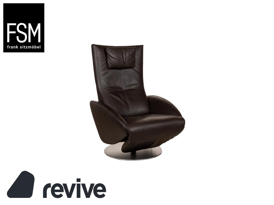 FSM Mate Leder Sessel Braun elektrische Funktion Relaxsessel ✨
