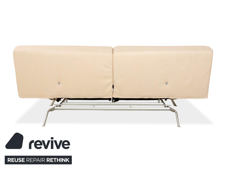 Ligne Roset Smala Dreisitzer Creme Beige veganes Leder manuelle – Bild 14