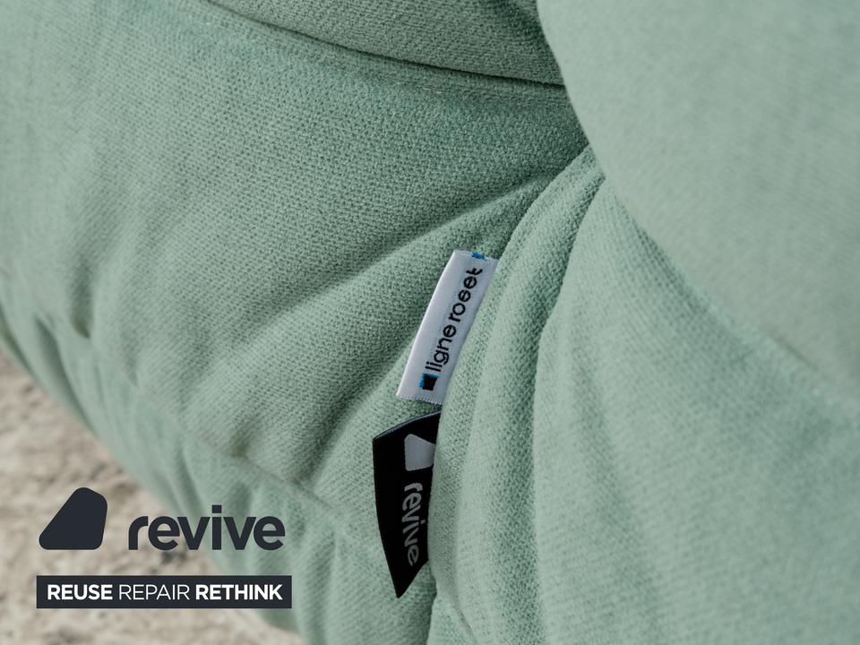 Ligne Roset Togo Stoff Sessel Grün Neubezug ✨ – Bild 6