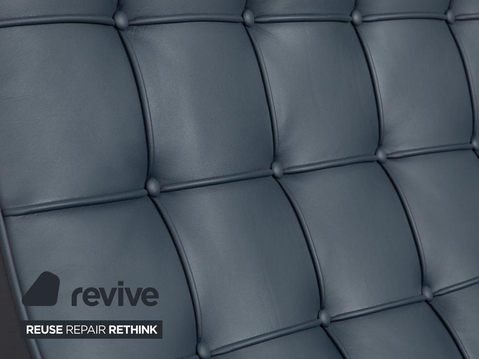 Knoll International Barcelona Chair Sessel Blau Petrol Bauhaus ✨ – Bild 3