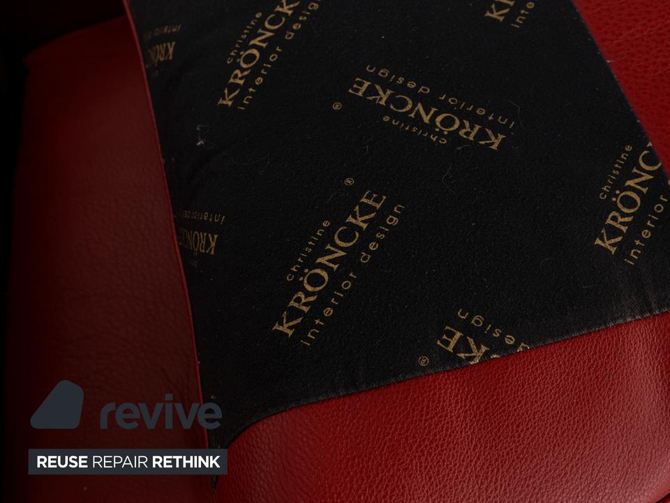 Christine Kröncke Leder Liege Rot – Bild 6