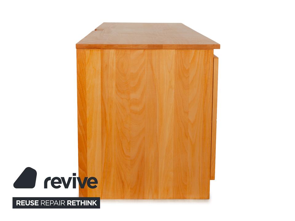 Grüne Erde Holz Sideboard Hellbraun Massivholz Schublade – Bild 10