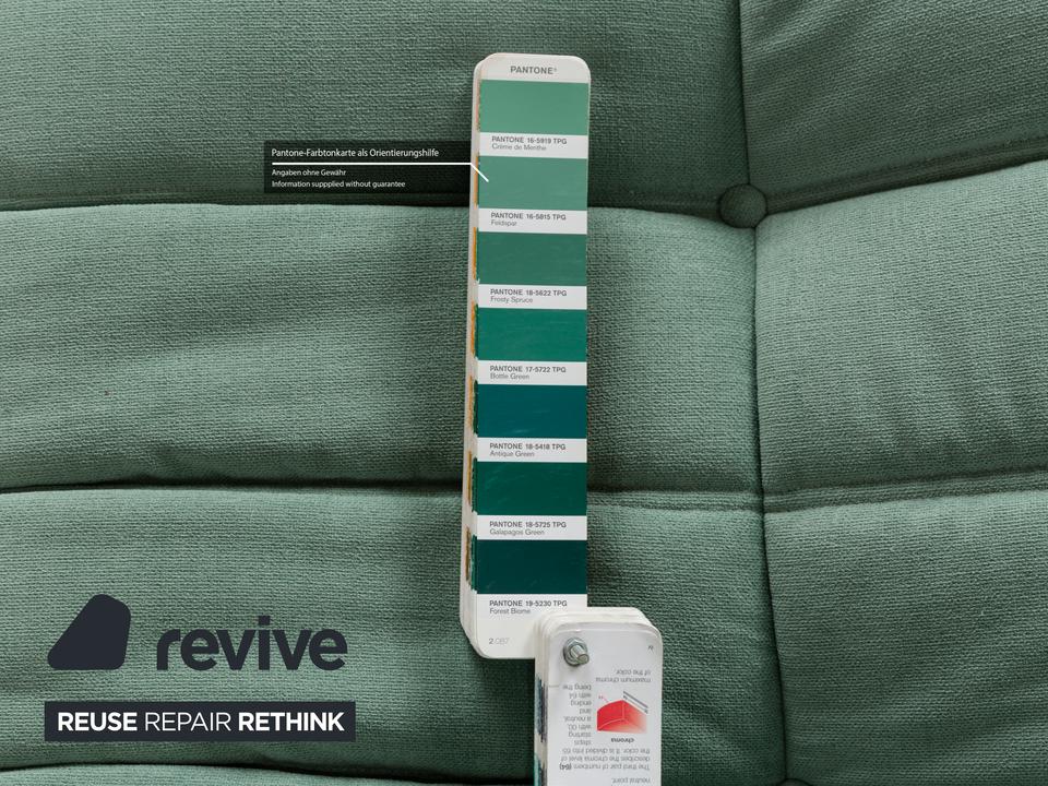 Ligne Roset Togo Stoff Sessel Grün Neubezug ✨ – Bild 5