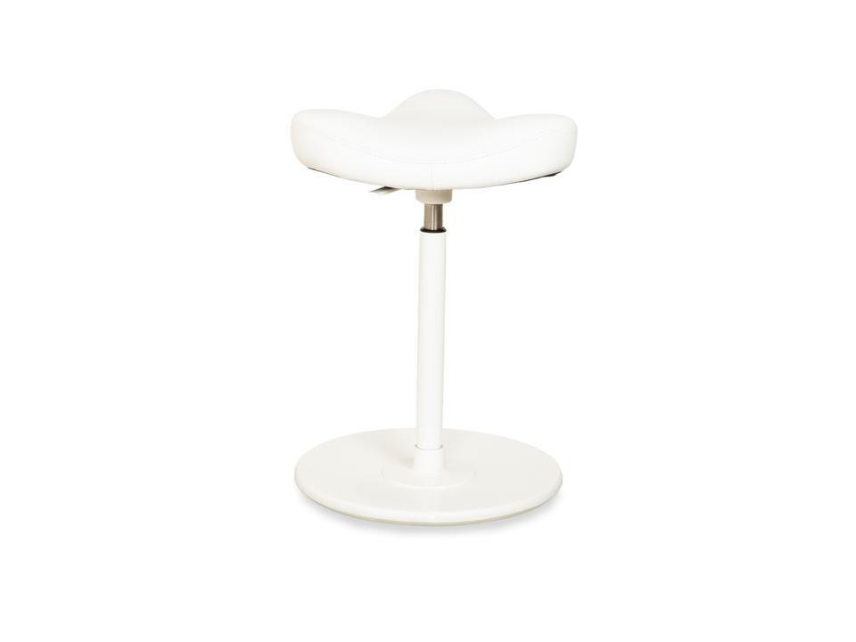 Varier Move Sitz-Steh Hocker Stuhl Leder LEA700 Weiß Basis Weiß – Bild 12