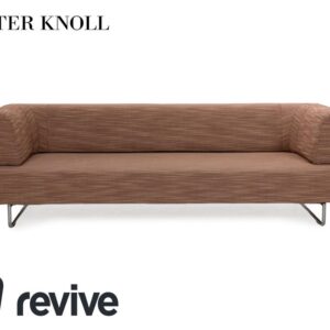 Walter Knoll Easy 480 Stoff Dreisitzer Braun Sofa Couch manuelle