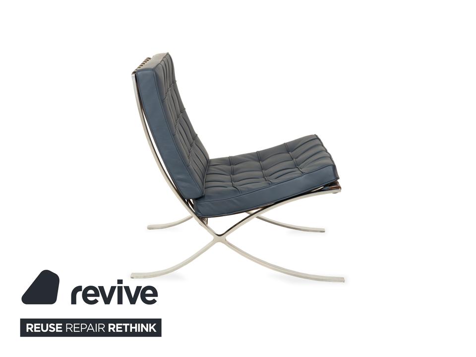 Knoll International Barcelona Chair Sessel Blau Petrol Bauhaus ✨ – Bild 10