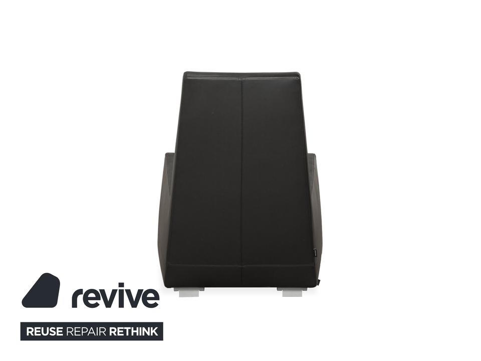 Ligne Roset Jul Leder Sessel Schwarz – Bild 11