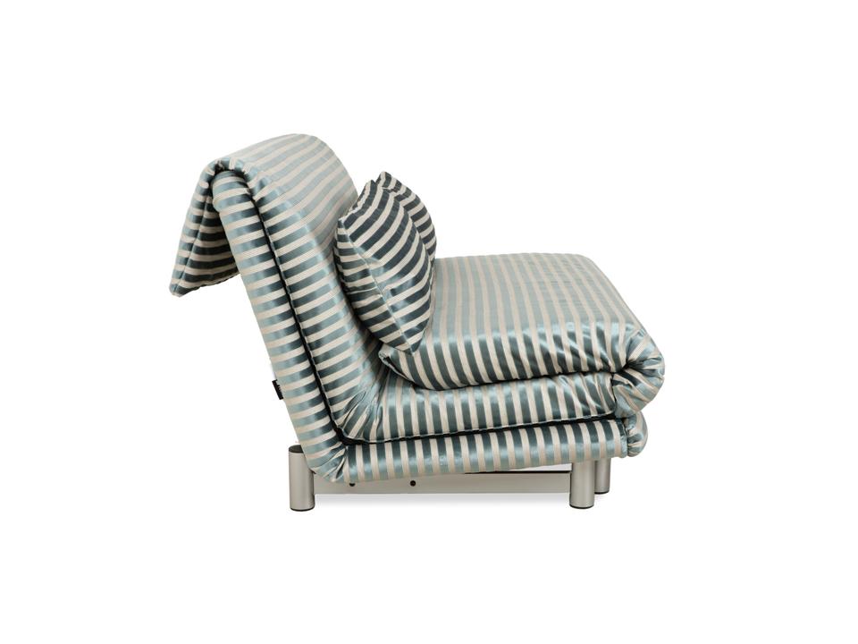 Ligne Roset Multy Zweisitzer Stoff Grün Silber gestreift ✨ – Bild 13
