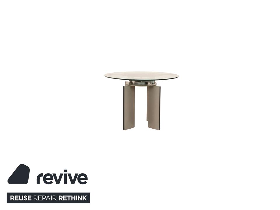 Ronald Schmitt K / G 750 / E Glas Esstisch Silber Ausziehfunktion – Bild 9