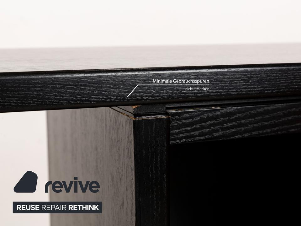 Hülsta Venti Holz Sideboard Braun Schwarz – Bild 5