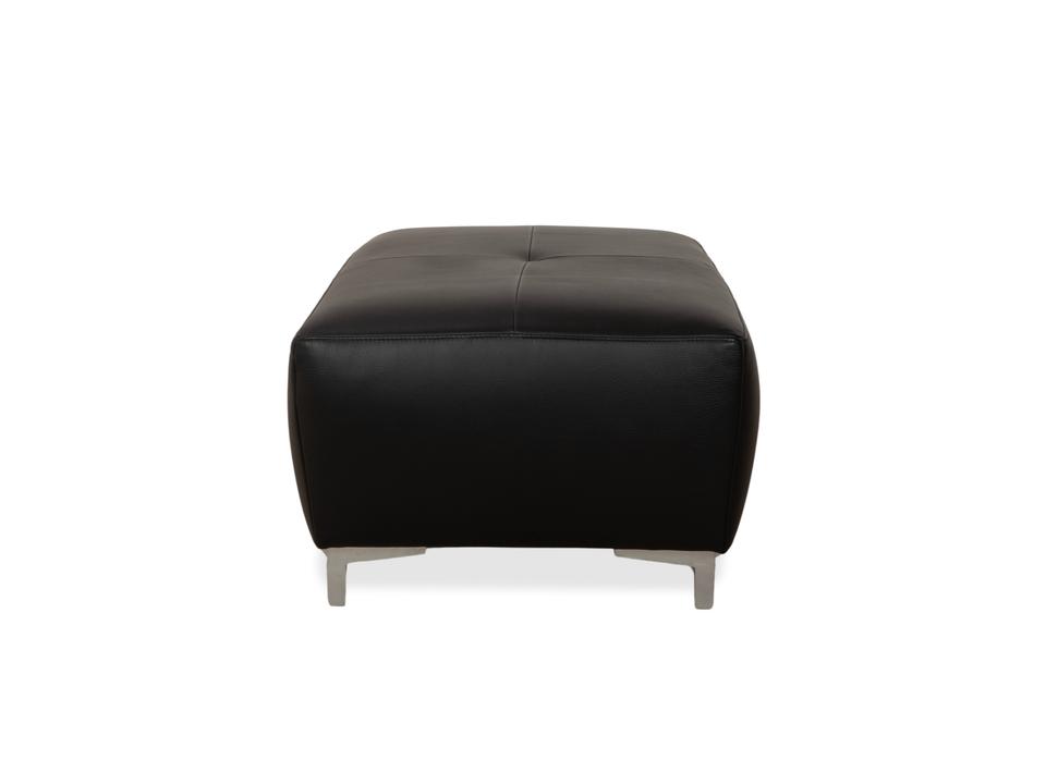 Ewald Schillig Mega Leder Hocker Schwarz – Bild 10