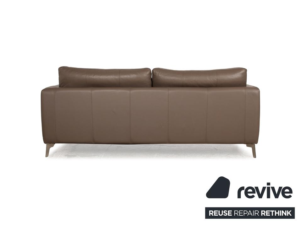 BoConcept Fargo Leder Zweisitzer Braun Sofa Couch – Bild 13